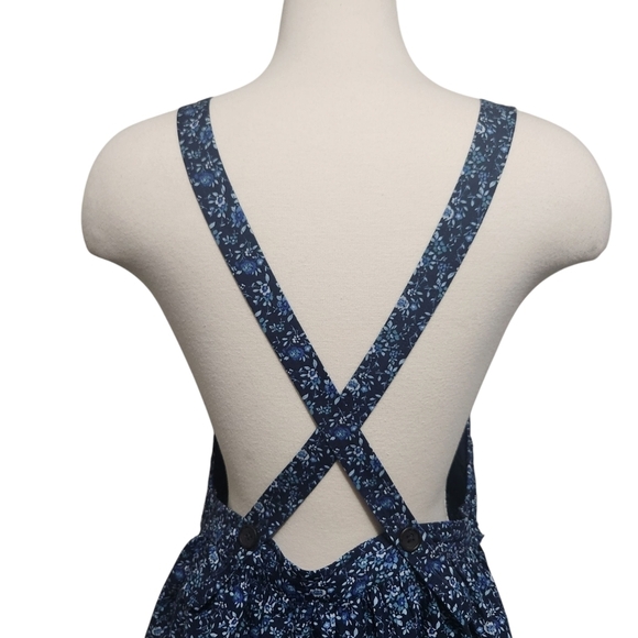 EUC FREE PEOPLE BLUE DITSY FLORAL PETUNIA MINI DRESS SIZE SMALL - Picture 7 of 12